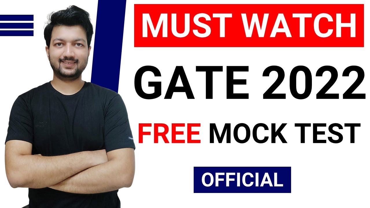 FREE GATE 2022 MOCK TEST (OFFICIAL) | Do your OWN Practice