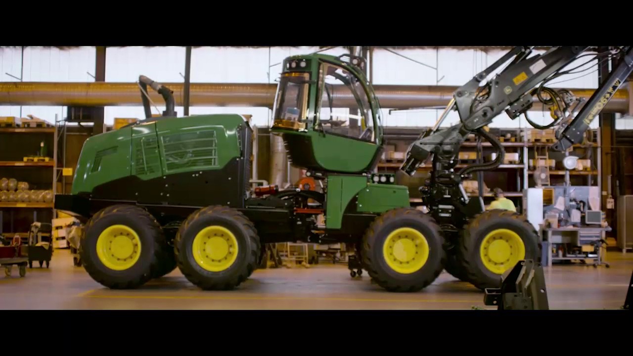 John Deere'n metsäkonetehdas on Joensuussa