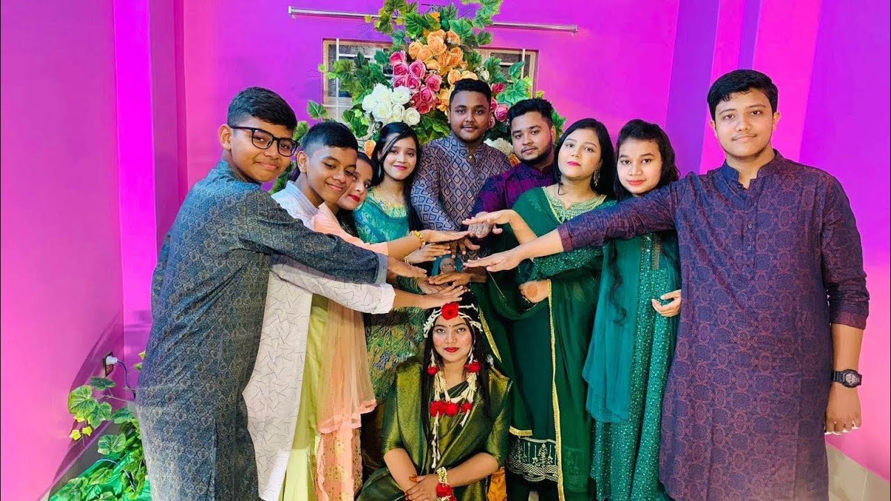 আমার বড় ভাইয়ের মেয়ের মেহেদী অনুষ্ঠান  (Mehedi night)