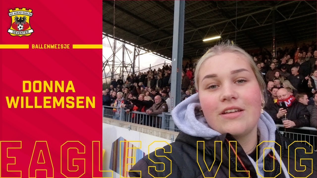Eagles Vlog Donna Willemsen: 'Tof om zo dichtbij te staan!'