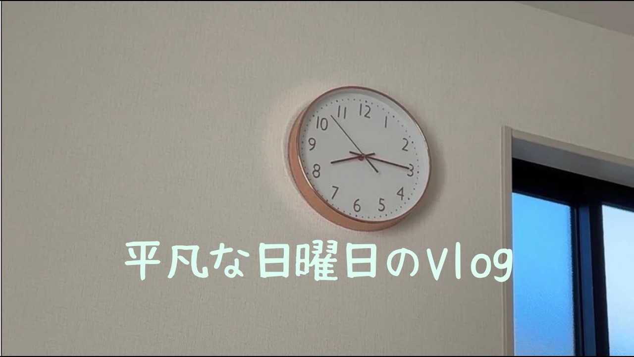 平凡な日曜日のVlog