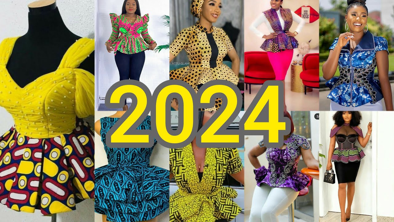 Cute Ankara styles for elegant ladies | Ankara peplum top styles | Ankara styles for women