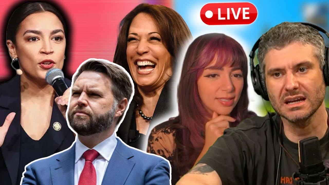 Ethan Klein CRASHES OUT Over Denims Lawsuit / AOC vs JD Vance / Kamala IS RUNNING / Hasan vs Destiny