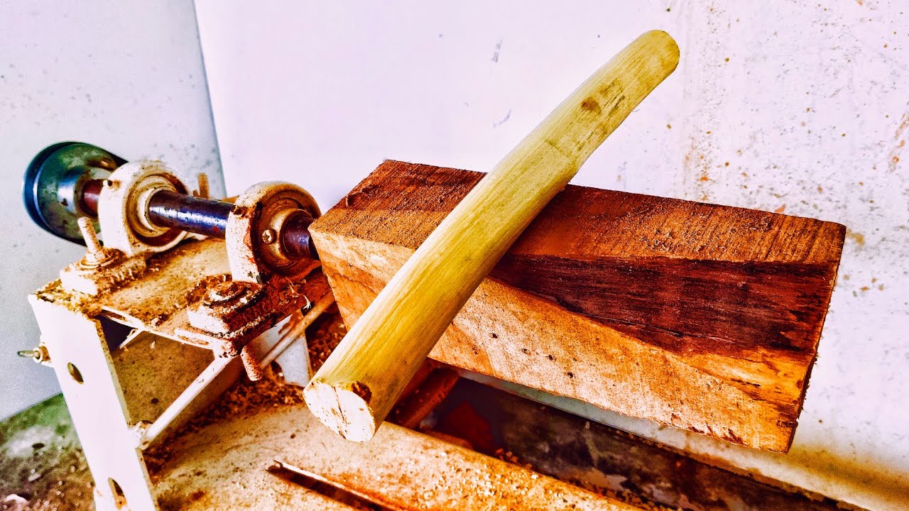 ⭕ Making a Woodpecker Toy _ Wood Turning