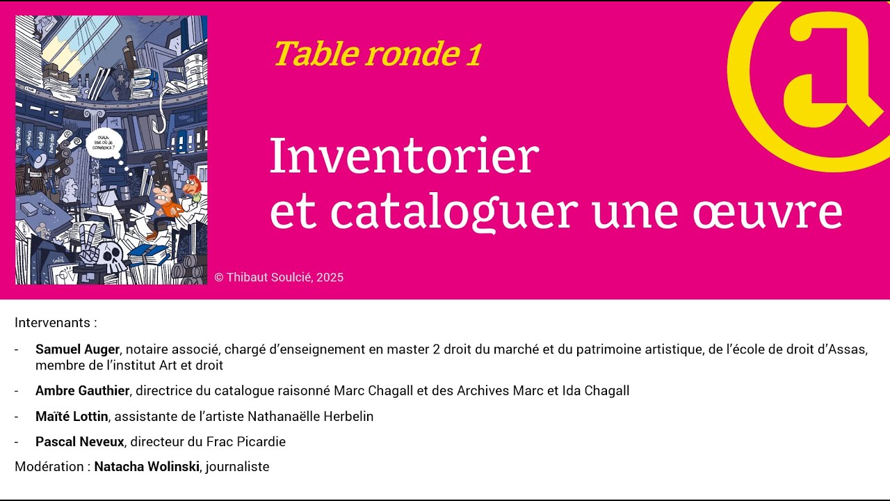 Table ronde 1 - Inventorier et cataloguer une œuvre
