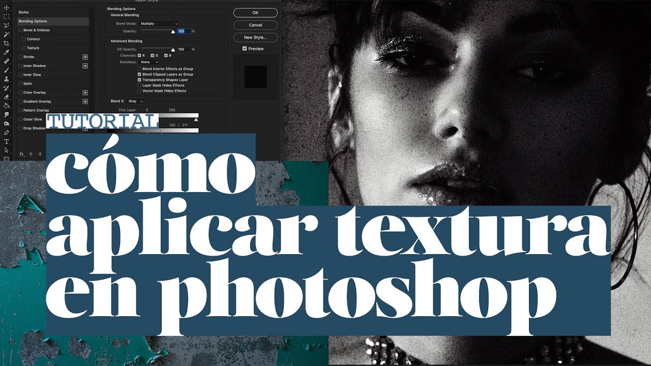 LDLF77 - CÓMO APLICAR TEXTURAS EN PHOTOSHOP • LUPE JELENA