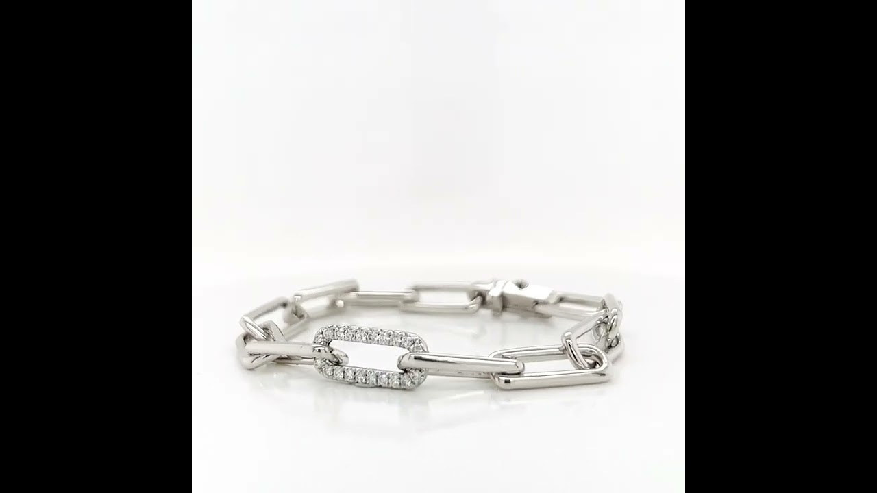 18kt white Gold Diamond Bracelet