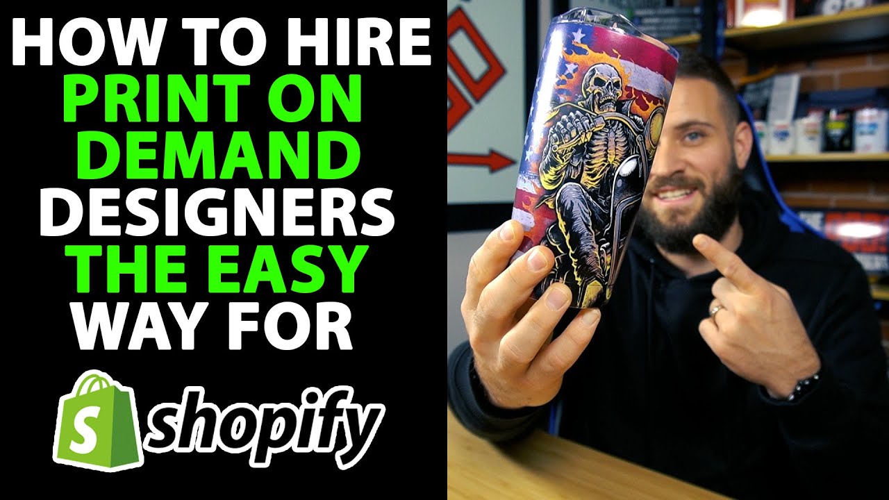 Hiring Print On Demand Designers The EASY Way! (Shopify For Beginners)
