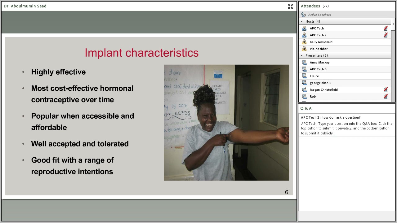 Expanding Contraceptive Choice: A Webinar on Implants