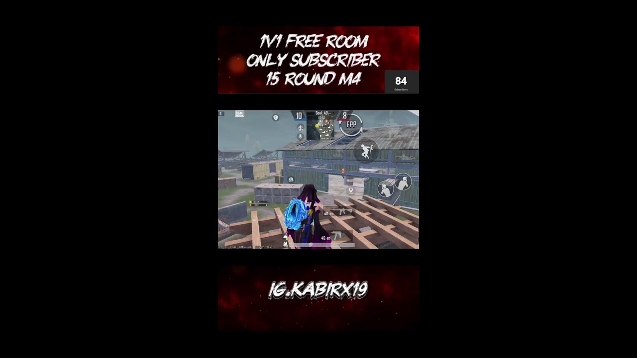 BGMI LIVE FREE ROOM M4 15 ROUNDS