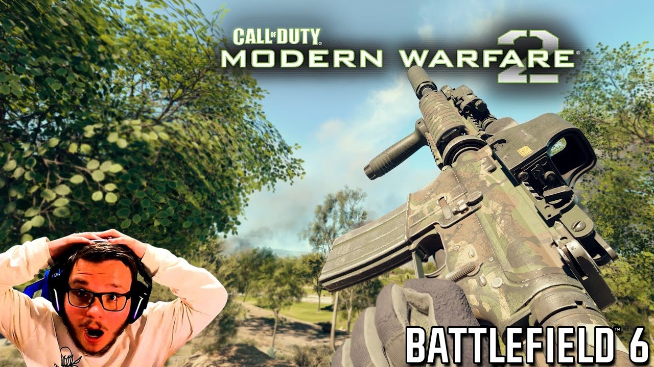 I BUILT the MW2 M4A1 in BATTLEFIELD 6!