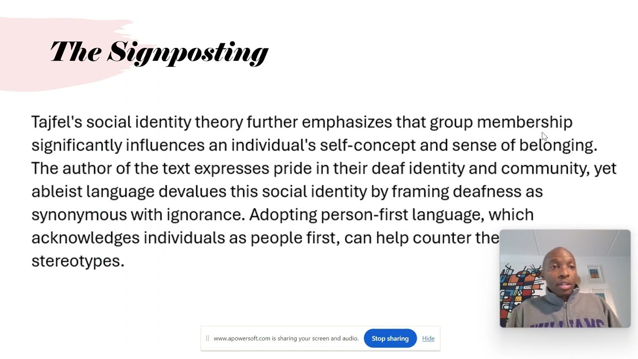 A'Level English: Language and the Self Essay Strategy