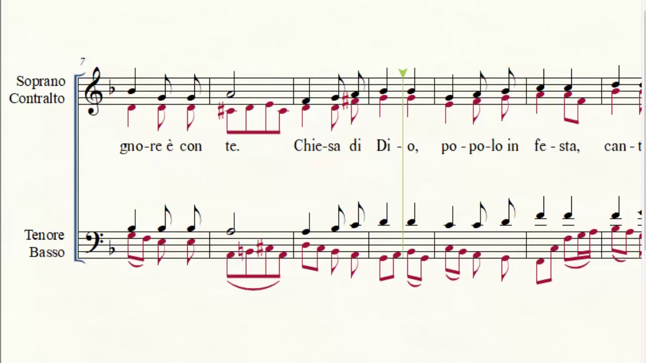 Villeneuve Manganelli - SOPRANO Chiesa di Dio popolo in festa SATB