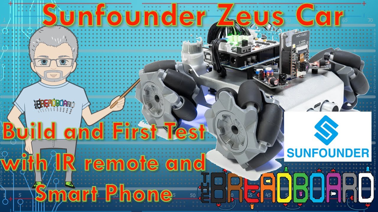 Sunfounder Zeus Car, Assembly and test