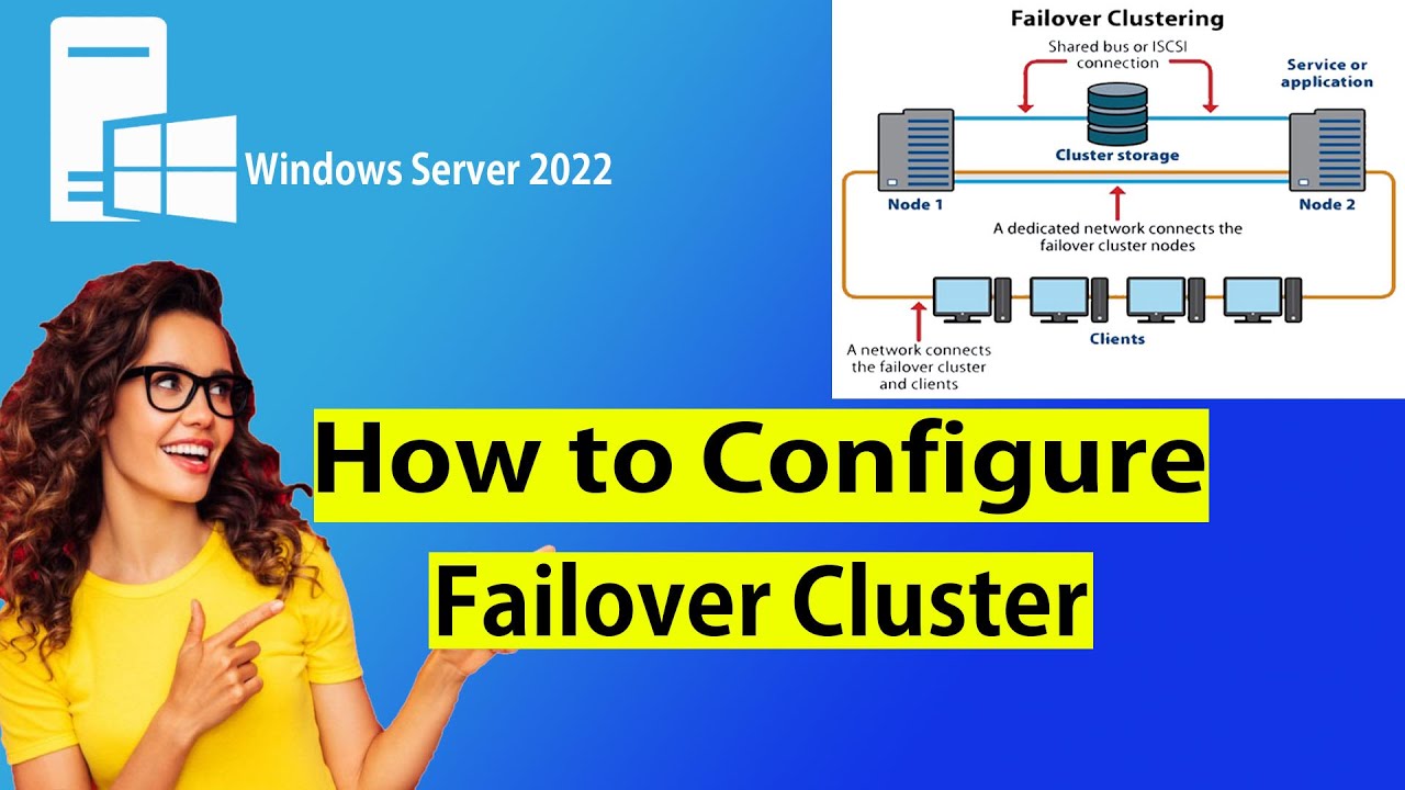 How to Install & Configure Failover Cluster in (Step By Step ) #failovercluster