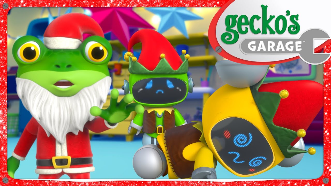 Christmas Accident! | Gecko's Garage | Trucks For Children | Cartoons For Kids