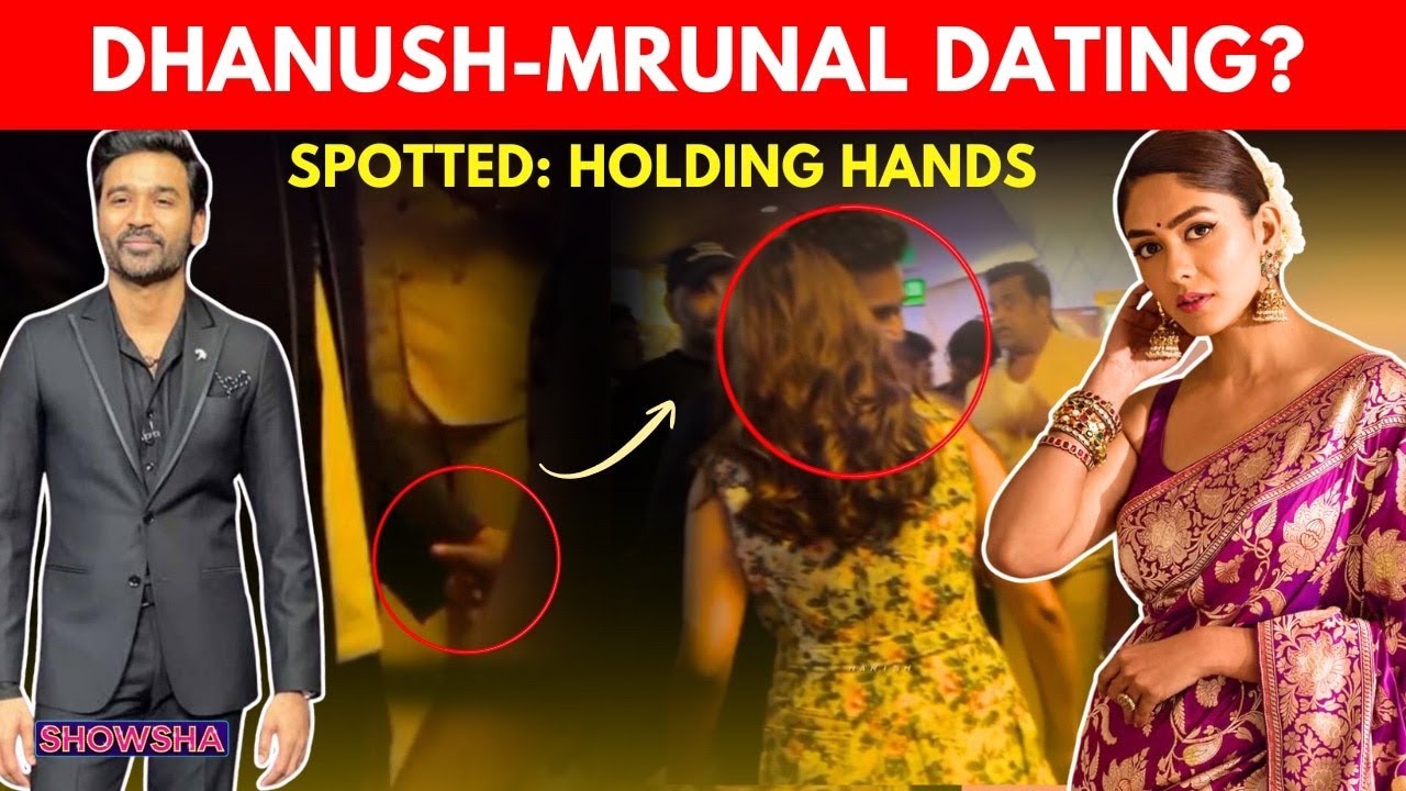 Dhanush Dating Mrunal Thakur After Divorce From Aishwarya Rajinikanth? Hand-Holding Video Goes Viral
