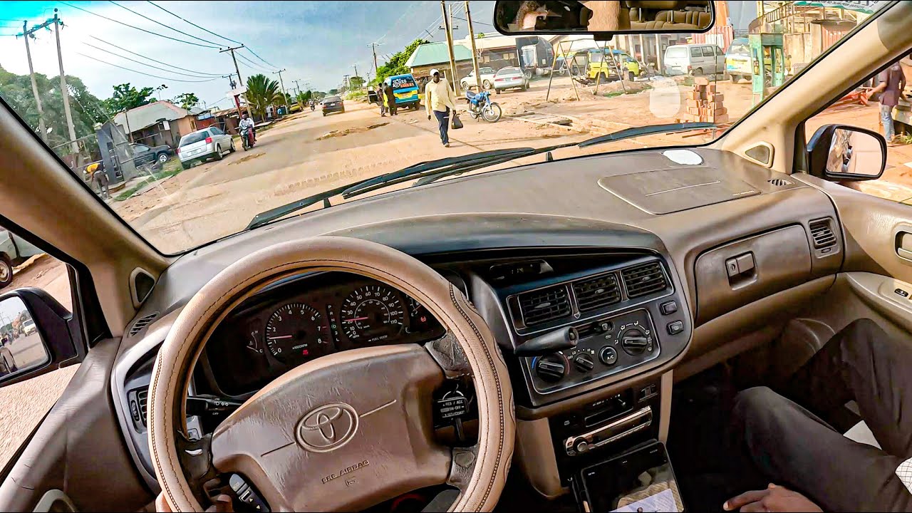 1999 Toyota Sienna POV Test Drive in Africa