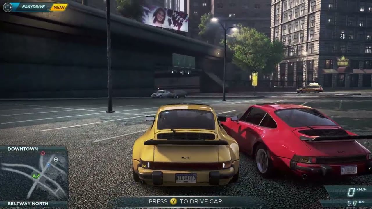 Volta livre com Nissan GT R Subaru Cosworth Impreza e Porsche 911 Turbo Need for Speed Most Wanted