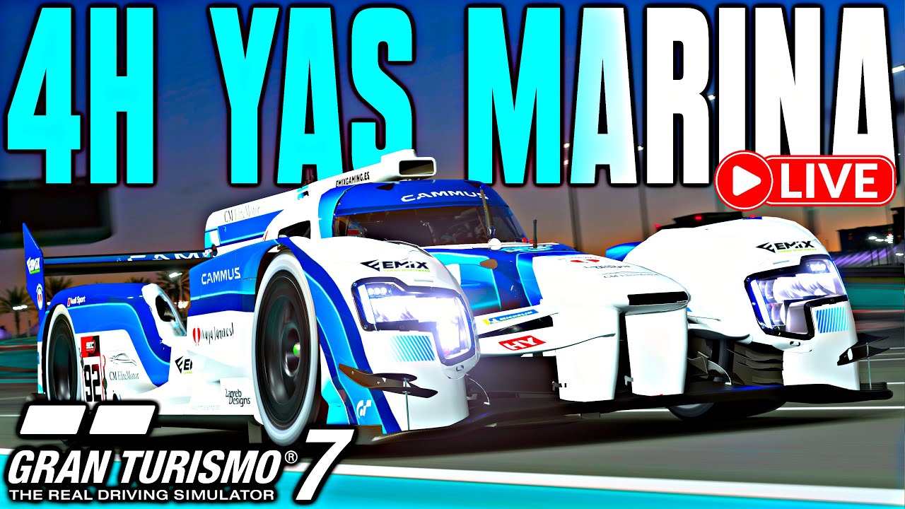 RESISTENCIA GT7 EN DIRECTO LAS 4 HORAS DE YAS MARINA | SIM ENDURANCE CHAMPIONSHIP