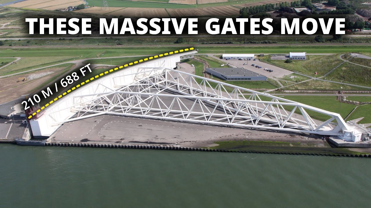 These Massive Gates Protect The Netherlands From Flooding