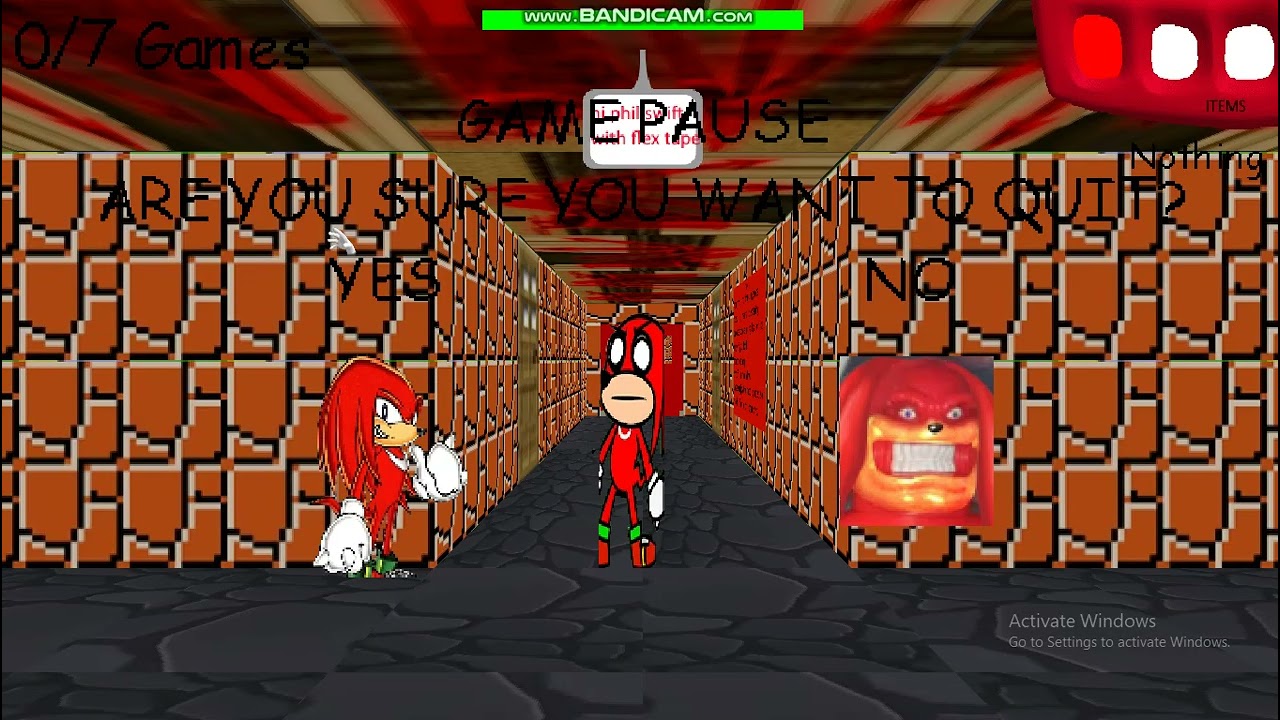 I got the secret game over in knuckles schoolhouse v2