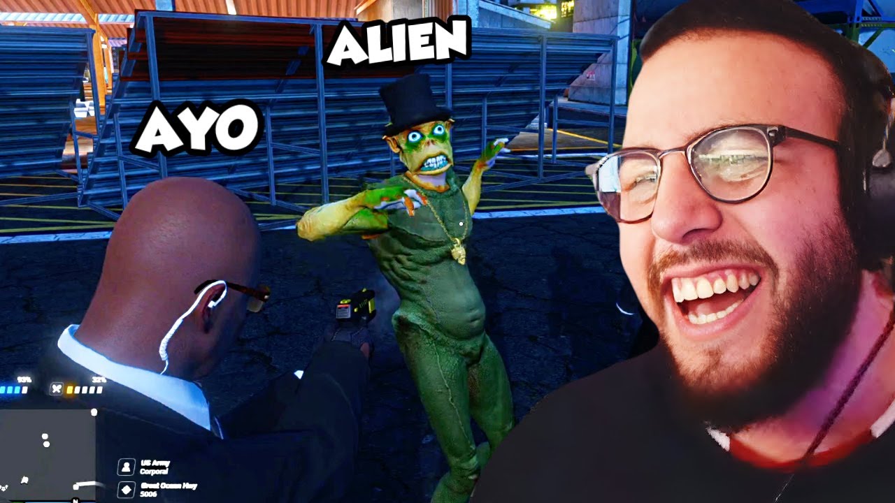 Ich muss Aliens von einem fremden Planeten einfangen in GTA RP 😂