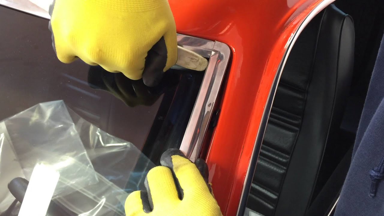 Classic Mustang Windshield Trim Installation