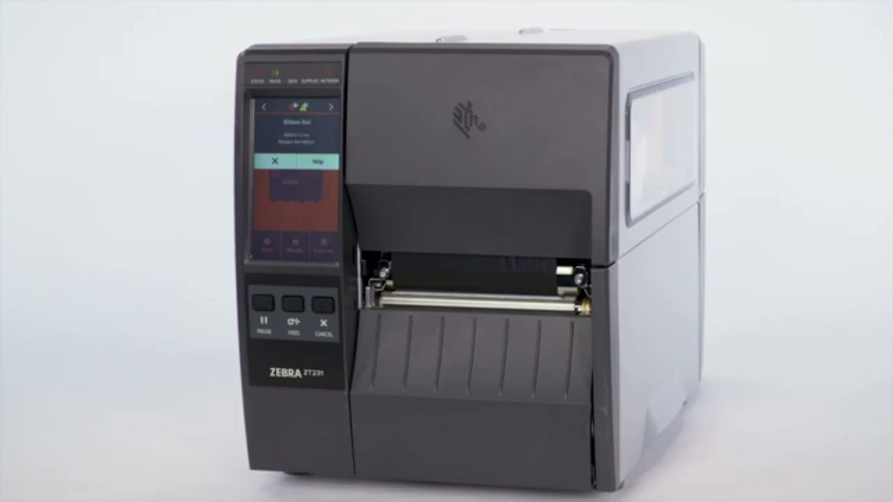 Zebra ZT231 how to clear ribbon errors.