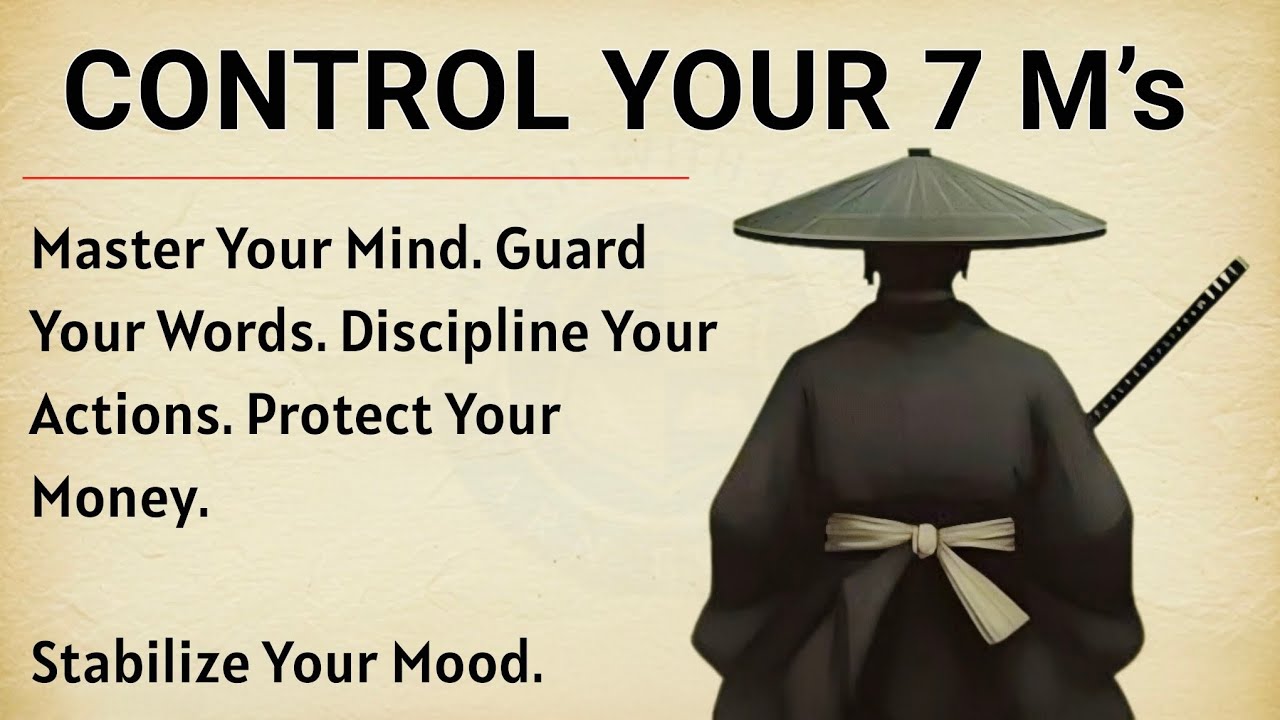 Control Your 7 M’s | Master Your Mind, Money & Mood | Life-Changing Discipline 🔥| Motivational Video