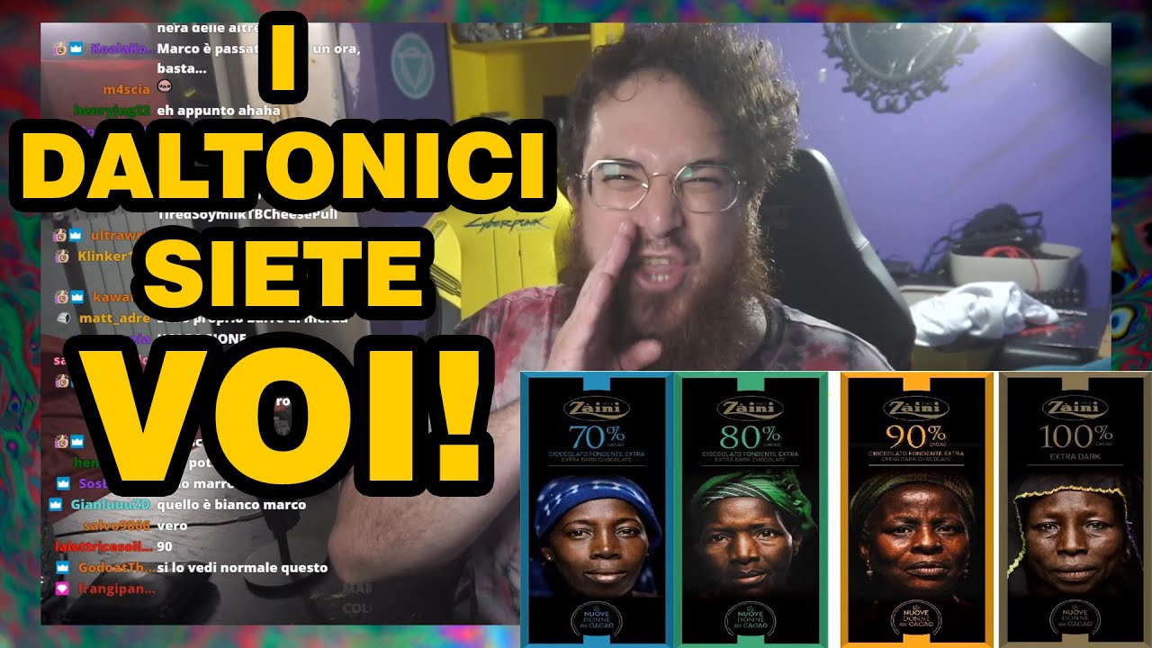 I DALTONICI SIETE VOI - Marco Merrino (Croix89)- L'acqua non è verde! Di che colore sono le persone?