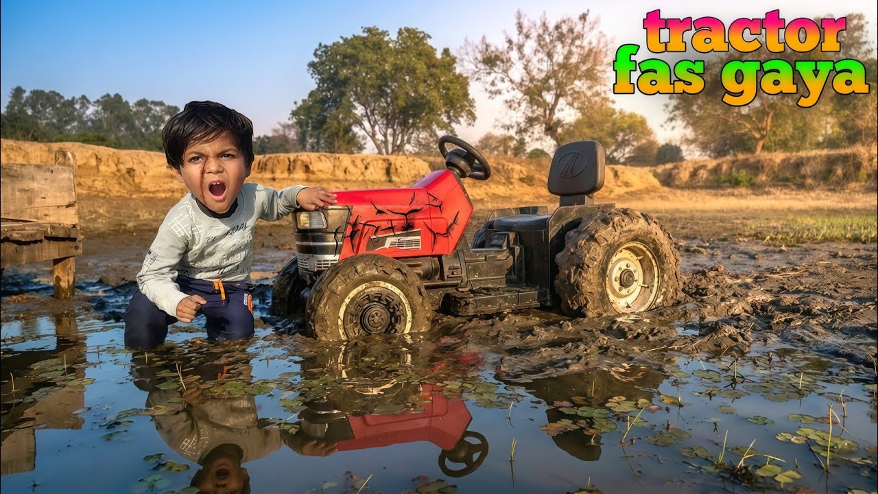 Tractor Talab Mein Phasa! 😱 Ab Kaise Niklega?