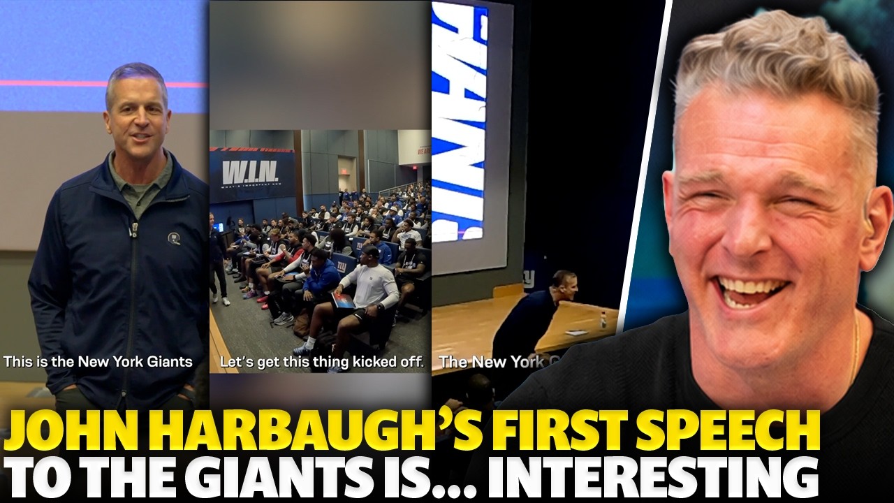 John Harbaugh's First Speech To The Giants Is... Definitely Something