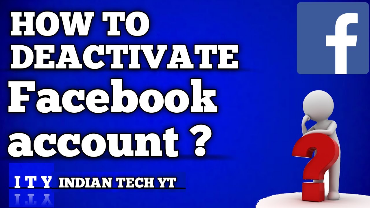 #Indiantechyt #monojdey How to deactivate Facebook 2021 || kaise Facebook account  deactivate kare ?