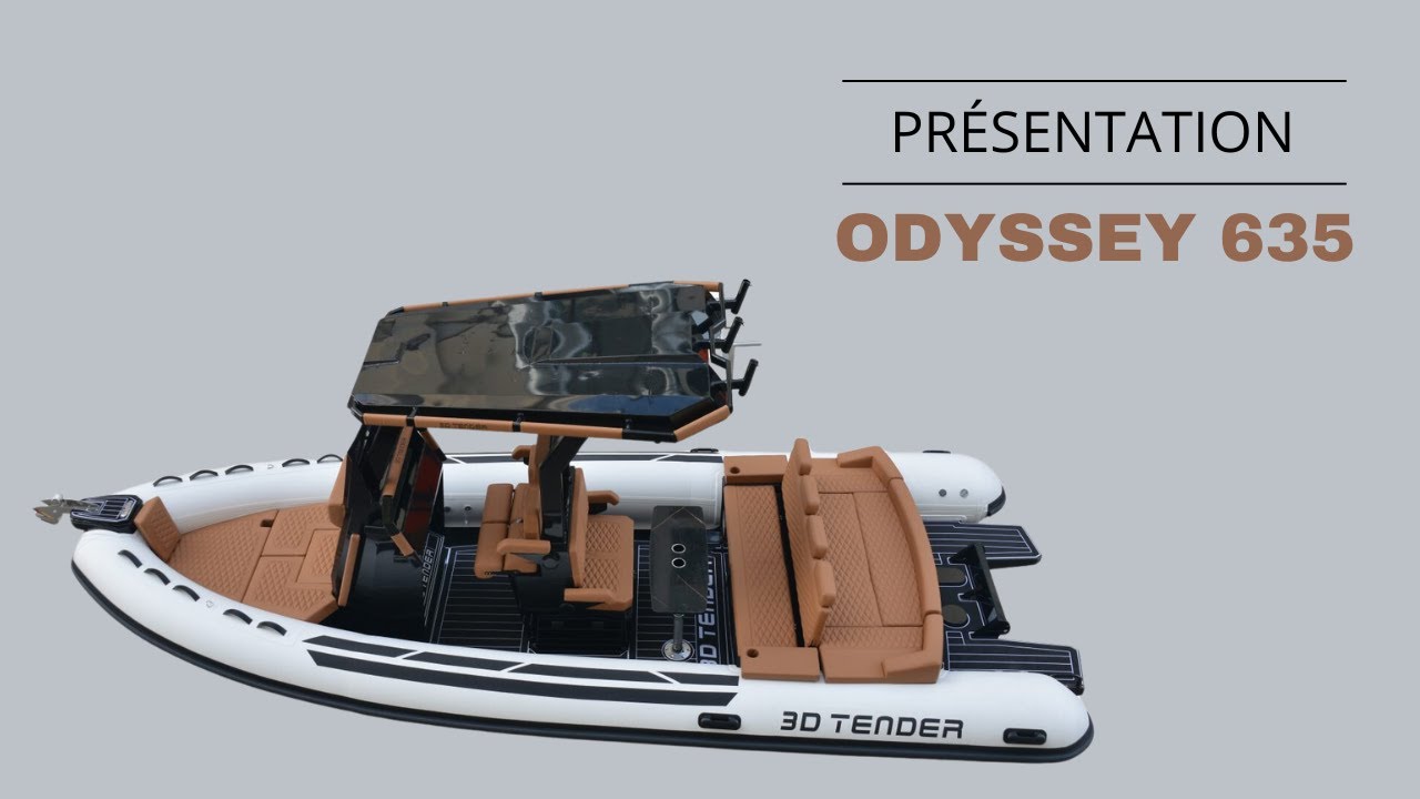 Présentation et détails Odyssey 635 de 3D Tender - Nouveauté Boot Düsseldorf 2024