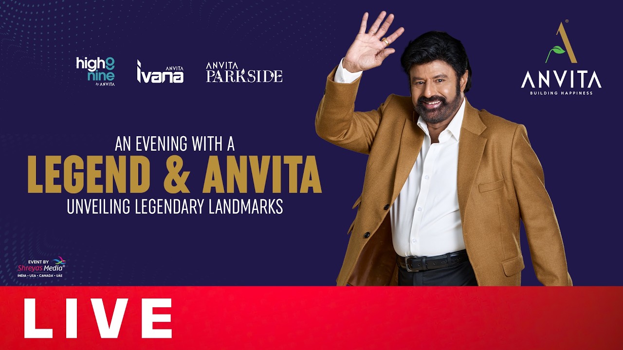 An Evening With Legend & Anvita Live | Anvita Building Happiness | Nandamuri Balakrishna