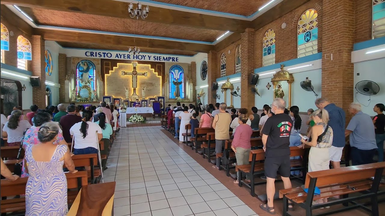 Mexican Catholic Church Service 