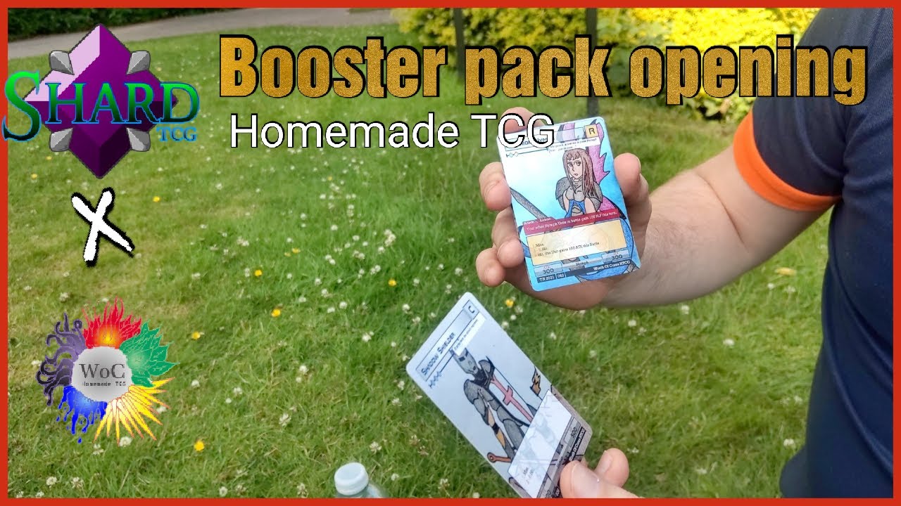 ⭐ SET 4 Booster Pack Opening ⭐ ft.  Shard TCG Part 1 homemade tcg
