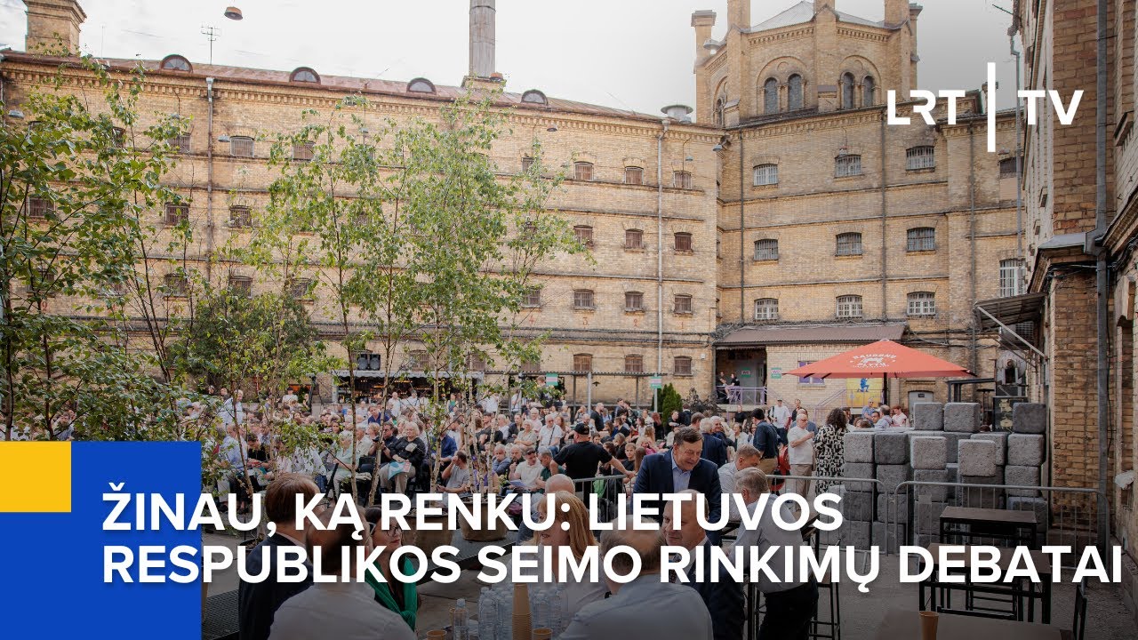 Žinau, ką renku: Lietuvos Respublikos Seimo rinkimų debatai 2024