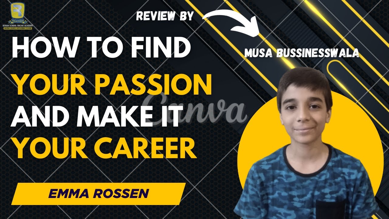 🌟 TEDx Talk #10 &mdash; How to Find Your Passion and Make it Your Job | Emma Rosen
