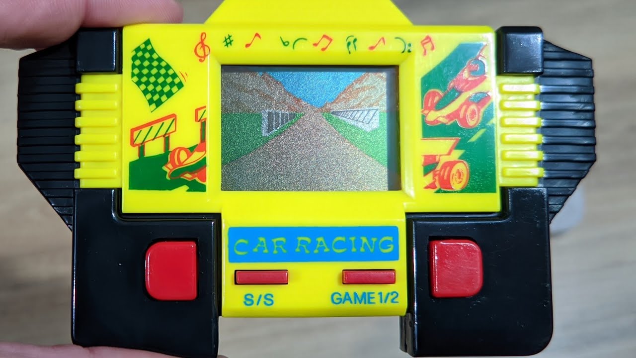 Mini Game do Paraguai Anos 90 Car Racing Amarelo [Pista Reta Autodromo]