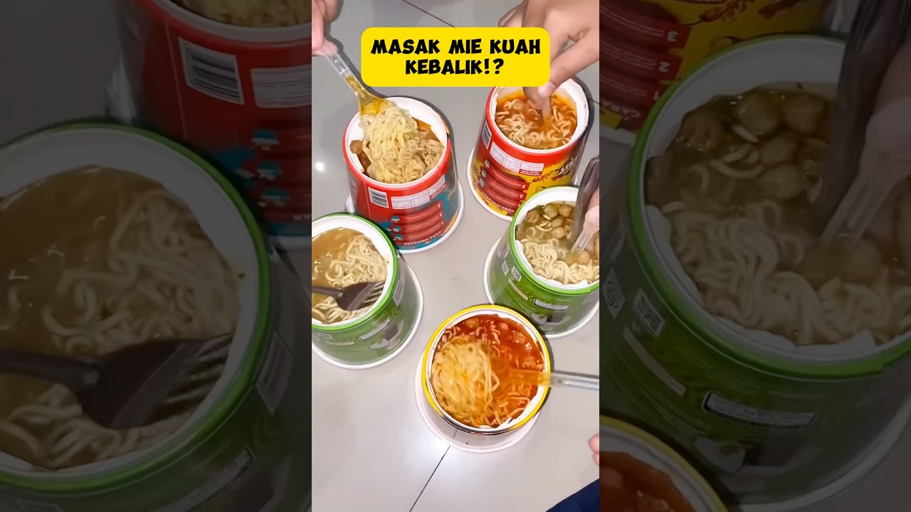 TUTORIAL CARA BARU MAKAN POP MIE BIAR GA BOSEN !!! 🤫