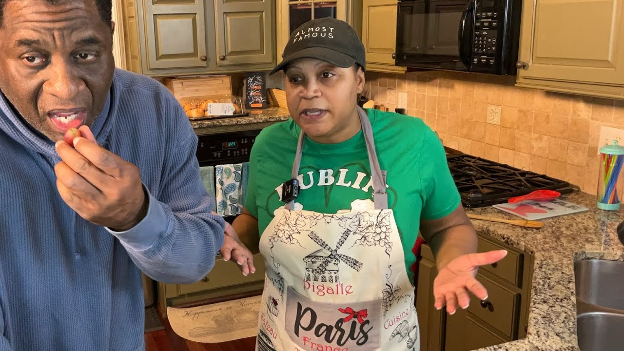 Trina and Von are making Chicken Salad Croissants