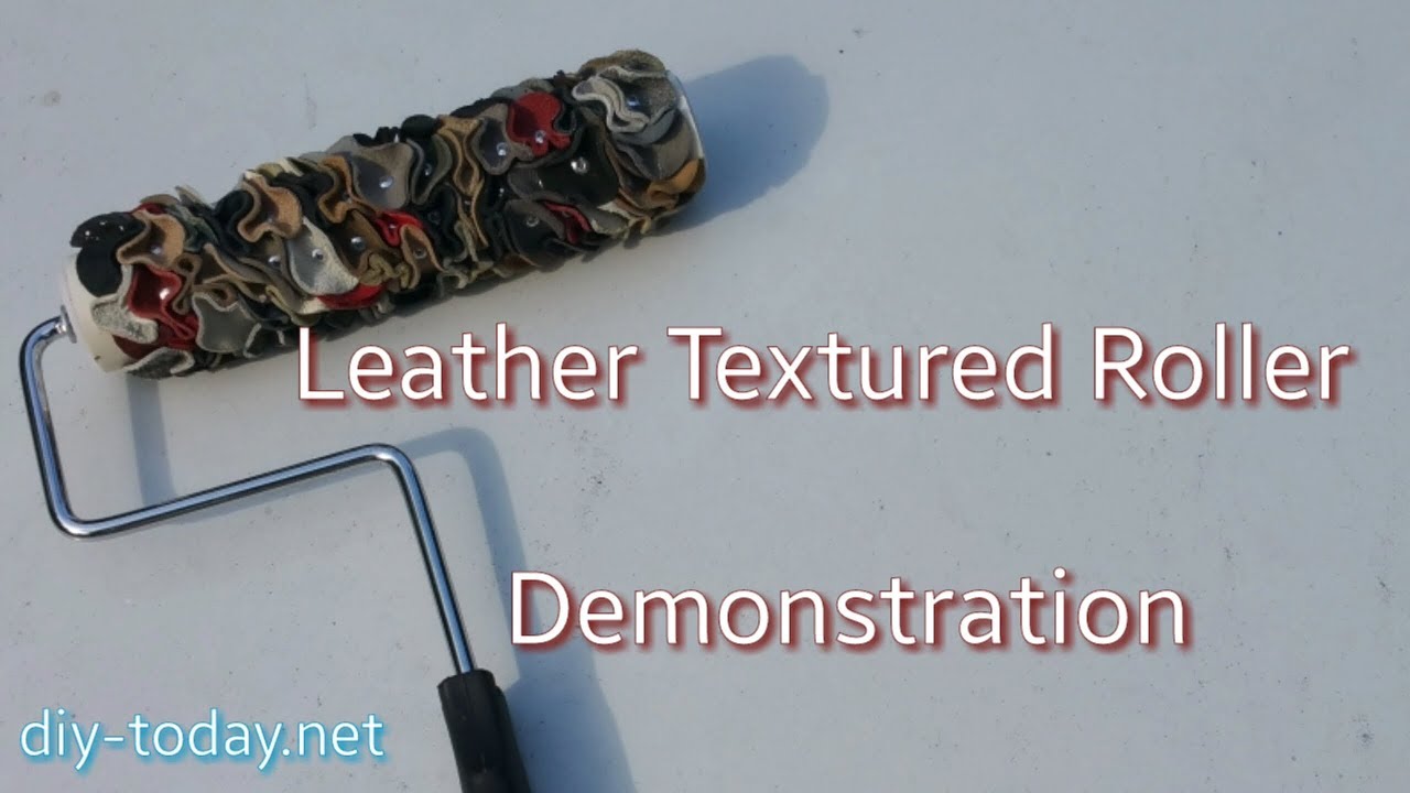 Leather Textured Roller Demonstration