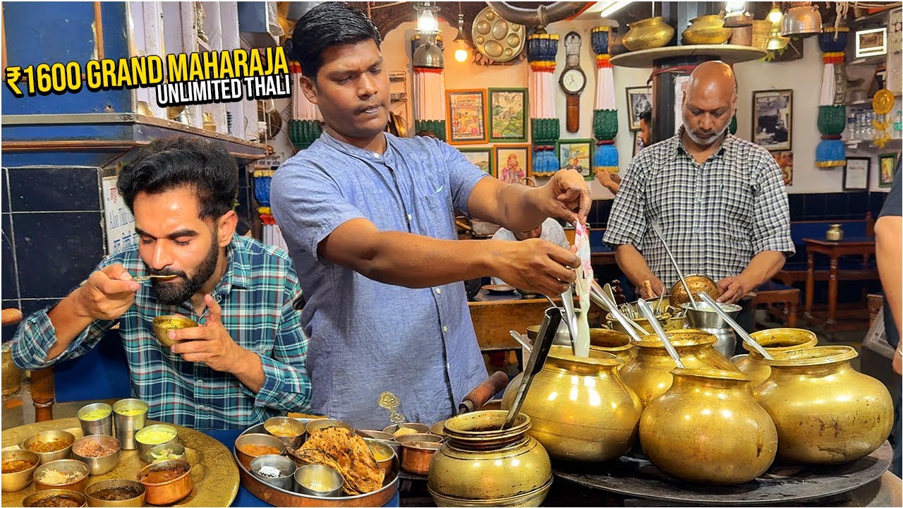 1600/- Pahadi Unlimited Thali 😍 50+ Items Maharaja Uttrakhand Thali Rajma Curry Black Paneer Makhan