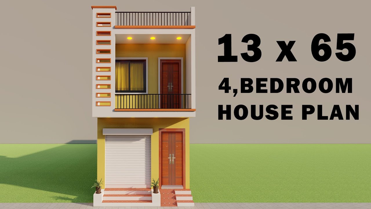 Small 4 Bedroom house elevation,3D dukan or makan ka naksha,3D ghar ka naksha