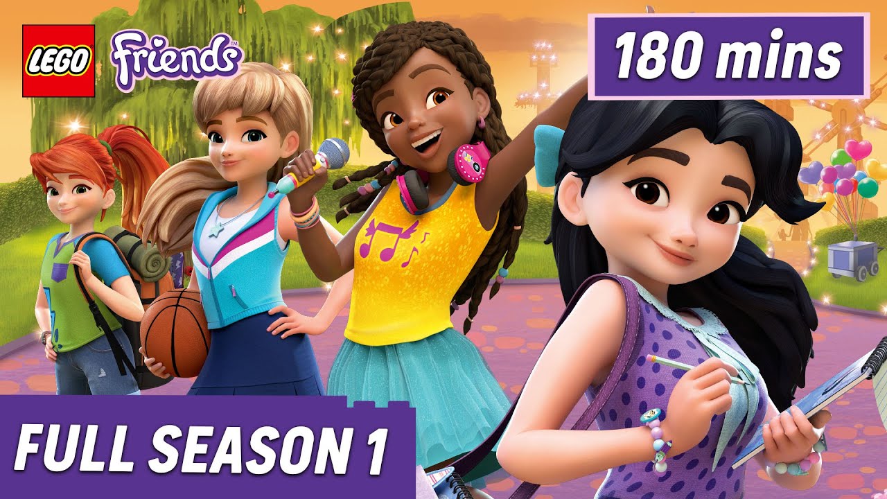 LEGO® FRIENDS SEASON 1 COMPILATION! 💜 | Girls on a Mission | Cartoons and Songs for Kids 🎵