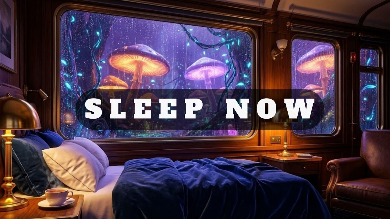 The COZIEST Magical Night Train 🚂 Sleep Safe in a Glowing Forest  BEDTIME STORY