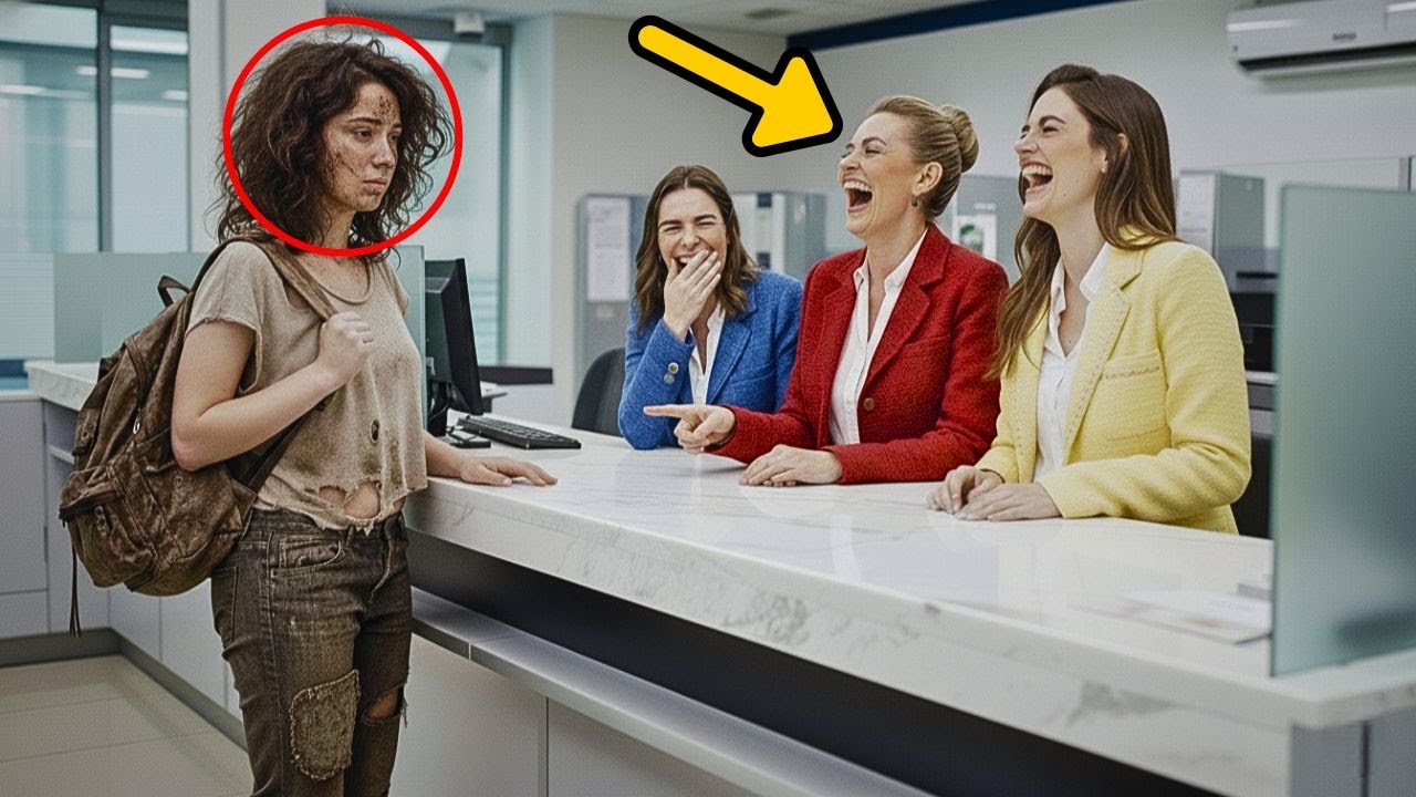 LA RAGAZZA SENZATETTO ENTRÒ IN BANCA E TUTTI RISERO… SENZA IMMAGINARE IL SUO SALDO!