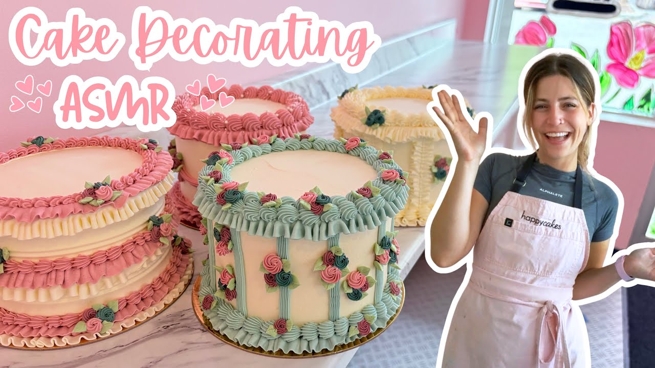 Taylor Swift got engaged in a garden and I had to bake about it!!! [Satisfying Cake Decorating ASMR]